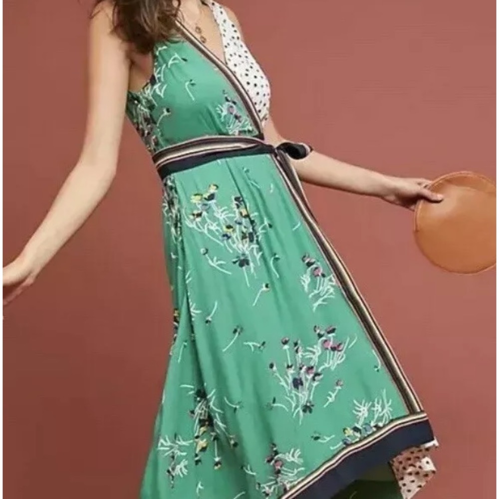 Anthropologie Maeve Botanica Dress Sz 6